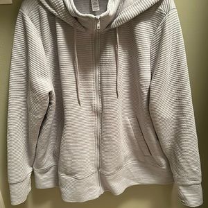 Light grey zip up